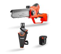 Stocker - Kit Motosega Elettrica Magma E-150 LA 21V con Fodero e Batteria - Taglio Potente 12 m/s - Ideale per Potatura Professionale - Set Completo con Accessori e Garanzia 60 Mesi