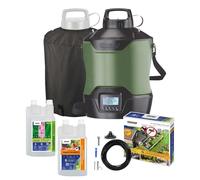 STOCKER - Nebulizzatore Giardino Elettrico Ricaricabile - Kit Completo Geyser per Zanzare con Timer e Pompa - 12L