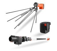 STOCKER - Kit Raccolta Olive Professionale 21V - Abbacchiatore Elettrico, Batteria 4Ah, Manico Telescopico 3m - per Olive e Frutti - Garanzia 60 Mesi