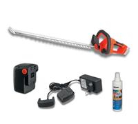 STOCKER - Kit Tagliasiepi a Batteria 21V Power Line con Motore Brushless - Batteria 2,6Ah e Caricabatterie Doppio Inclusi - Display LED e Doppia Velocità - Art. 63201
