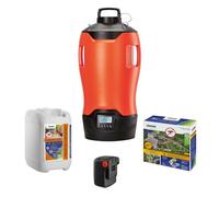 STOCKER - Nebulizzatore Giardino Elettrico Geyser Evolution 25 L - Batteria 21 V - Kit Completo Anti Zanzare - Estendibile Fino a 135 m
