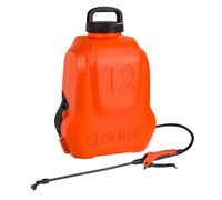 STOCKER Pompa a Zaino Elettrica 12L Li-Ion - Batteria 2,5Ah Autonomia 105min - Doppia Lancia Fibra e Alluminio - Pressione 5 Bar - Trattamenti Giardino e Agricoltura