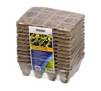 STOCKER Set vasetto in fibra di torba 12 x 16 x h6 cm