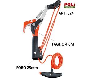 STOCKER SVETTATOIO TAGLIA RAMI TRONCARAMI ART 524 TAGLIO 40 mm