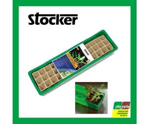 STOCKER VASSOIO MINISERRA CON VASETTI IN TORBA 9625 SEMINA PIANTE SEMENZAIO SEMI