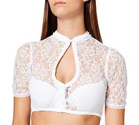 Stockerpoint Bluse B-5075, Trachtenblusen Donna, Bianco, 50 (Taglia Produttore:)