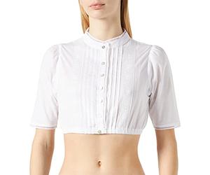 Stockerpoint Bluse B-7086, Trachtenblusen Donna, Bianco, 44 (Taglia Produttore:)