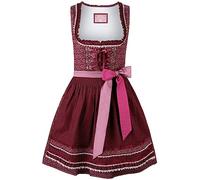 Stockerpoint Abito da Donna Dirndl Kim, per Occasioni Speciali, Bordeaux, 40