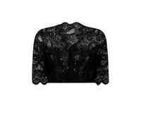 Stockerpoint Dirndlbluse Alaya Camicia da Donna, Nero, 44