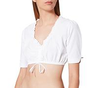 Stockerpoint Dirndlbluse B-1018 Vestito per Occasioni Speciali, Bianco, 38 Donna