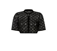Stockerpoint Dirndlbluse Laurene Camicia da Donna, Nero, 42