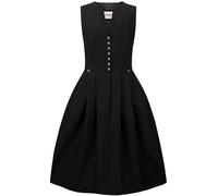 Stockerpoint Elsa Midi Dirndl da Donna, Senza Grembiule, Confezione da 1, Nero, 58