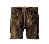 Stockerpoint Hubert Pantaloni Eleganti da Uomo, Marrone Scuro-Verde, 48
