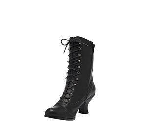Stockerpoint Stiefel 4490, Stivali classici imbottiti a mezza gamba donna, Nero (Schwarz (Schwarz Nappa)), 39