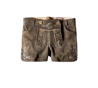 Stockerpoint Trachtenlederhose Leya Pantaloni in Pelle, Ciottoli Spolverati, 46 Donna