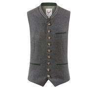 Stockerpoint Uomo Weste Sirius Trachtenwesten Not Applicable, Grigio (Grau/Tanne Grau/Tanne), Small (Taglia Produttore: 48)