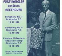 Stockholm Philharmonic Orchestra Furtwangler Conducts Beethoven (CD)