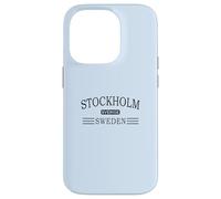Stockholm Sverige - Logo Stoccolma Svezia - Custodia per iPhone 14 Pro