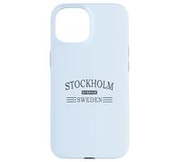 Stockholm Sverige - Logo Stoccolma Svezia - Custodia per iPhone 15