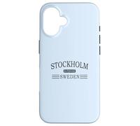 Stockholm Sverige - Logo Stoccolma Svezia - Custodia per iPhone 16
