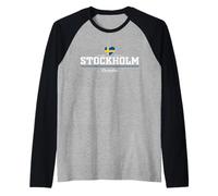 Stockholm Sweden Maglia con Maniche Raglan