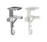 Stocking Holders Mantle, 2-in-1 Adjustable Mantel Hooks, 8,66 x 1,77 x 2,48 inche 3 pezzi No Drill Design, Secure Fit for Home, Living Room, Public Spaces, Retail Display, Door Frames, Apartment