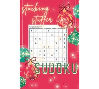 Stocking Stuffer Christmas Sudoku: 60 Puzzles Total: Easy, Medium & Hard Puzzles for Holiday Fun - Red Baubles Edition