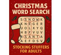 Stocking Stuffers for Adults: Christmas Word Search Puzzle Book Packed with Fun, Festive, and Relaxing Holiday Challenges for Adults