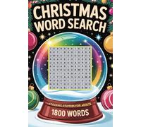 Stocking Stuffers for Adults: Christmas Word Search: Winter Activity Book with 1800 Find Puzzles for Men & Women, Hard Level with Solutions