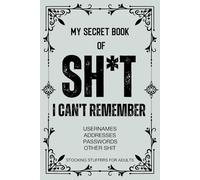 Stocking Stuffers For Adults: Secure Your Digital Life: The Ultimate Password Logbook for Men and Women