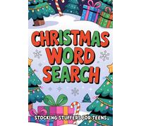Stocking Stuffers for Teens: Word Search: Large Print Word Find Puzzle Book with Solutions for Christmas