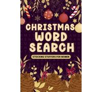 Stocking Stuffers For Women: Christmas Word Search: Christmas Activity Book Puzzles for Women, Wife, Mom, Adults, Seniors, Fun Christmas Stocking Stuffers Gifts Ideas