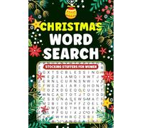 Stocking Stuffers For Women: Christmas Word Search: Fun and Relaxing Holiday Word Search Puzzle Book for Adults, Christmas Activity Book for Women