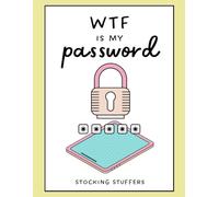 Stocking Stuffers for Women: Funny Password Book | White Elephant Gift Idea for Adults | Internet Password Organizer for Her with Hilarious Quotes & Cute Design