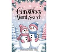 Stocking Stuffers for Women: Word Search: Christmas Gifts for Women: Large Print Puzzle Book with Solutions and Holiday Patterns