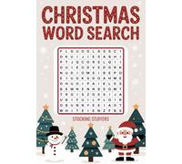Stocking Stuffers: Word Search for Adults & Teens: A fun Christmas Activity Book with 1800 Find Puzzles