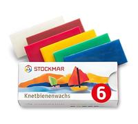 Stockmar 51000 Kneading Beeswax 100 x 40 mm 6 Colours