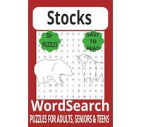Stocks Word Search:: Word Search with Easy-to-Read Print about Stocks, Investing and Crypto. | 6x9 inches, 110 Pages, 50+ Puzzles ... Gift for Vacations, Holidays and Daily Uses.