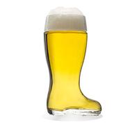 STÖLZLE LAUSITZ Bicchiere da birra a stivale 1250 ml I bicchieri da birra di bella forma 1l I lavabile in lavastoviglie I cristallo pregiato senza piombo I infrangibile I stivale grande