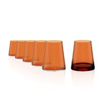 Stölzle Lausitz BICCHIERE Vino Bianco Symphony Orange Set da 6, 400 ml - Bicchieri Versatili per Vino Bianco, Acqua, Succo & Cocktail - Bicchieri di Cristallo - Lavabili in Lavastoviglie & Antiurto