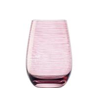 Stölzle Lausitz Bicchieri Acqua Twister Lilla - Set 6 Bicchieri 465 ml in Cristallo Senza Piombo - Bicchieri Moderni per Acqua Succo Cocktail - Lavabili in Lavastoviglie e Resistenti - Made in Germany
