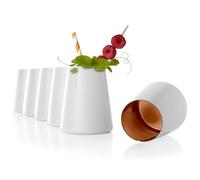 Stölzle Lausitz Bicchieri Bianchi/Bronzo Power Set 6pz, 380ml - Bicchieri moderni in cristallo per acqua, vino, cocktail e succo, lavabili in lavastoviglie e resistenti agli urti
