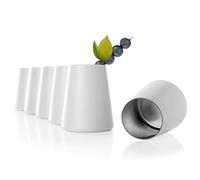 Stölzle Lausitz Bicchieri Bianco/Argento Power Set di 6, 380 ml - Bicchieri Moderni per Acqua, Vino, Cocktail & Succo - Cristallo Alta Qualità - Lavabili in Lavastoviglie & Antiurto, Made in Germany