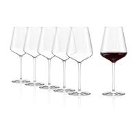 SStölzle Lausitz Symphony/Set di 6 bicchieri da vino rosso borgogna/Bicchiere di cristallo/Bicchieri da vino rosso