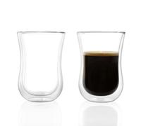 Stölzle Lausitz bicchieri da caffè Coffee'N more 230 ml I set 2 bicchieri termici I bicchieri caffè doppia parete I bicchieri tè orientali vetro borosilicato I Sì lavastoviglie e microonde