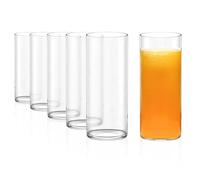 Stölzle Lausitz Kyoto Bar - Set di 6 bicchieri da acqua, 430 ml, ideali per acqua, succo o cocktail, lavabili in lavastoviglie, bicchieri in cristallo, moderni, semplici e moderni