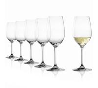 Stölzle Lausitz Bicchieri da Vino Bianco Event Set di 6, 360 ml - Calici in Cristallo Eleganti per Vini Bianchi e Rossi Medi - Lavabili, Resistenti, Made in Germany