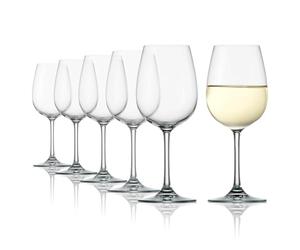 Stölzle Lausitz Bicchieri da Vino Bianco Weinland Set di 6, 290 ml - Calici Ideali per Vini Bianchi Leggeri & Rossi - Elegante Calice in Cristallo - Lavabile in Lavastoviglie e Antiurto