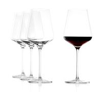 Stölzle Lausitz Bicchieri da Vino Bordeaux Quatrophil Set di 6, 645 ml - Calici di Alta Qualità Ideali per Bordeaux - Eleganti Calici in Cristallo - Lavabili in Lavastoviglie e Antiurto