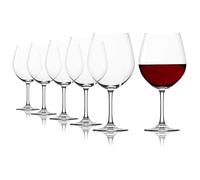 Stölzle Lausitz Bicchieri da Vino Rosso Classic Set di 6, 770ml - Eleganti Calici per Bourgogne - Vetro Cristallo per lo Sviluppo degli Aromi - Lavabili in Lavastoviglie e Resistenti